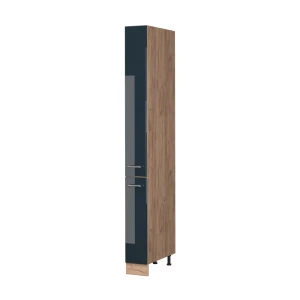 Szafka aptekarska Fame-Line Ciemnoniebieski wysoki połysk/Dąb goldkraft 20 cm Vicco