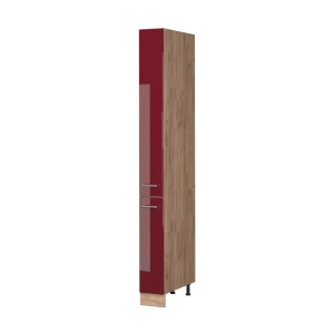 Gyógyszertári szekrény Fame-Line Bordeaux vörös magas fényű/Arany Power tölgy 20 cm Vicco