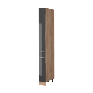 Apotekerskab Fame-Line Antracit højglans/Gylden eg 20 cm Vicco
