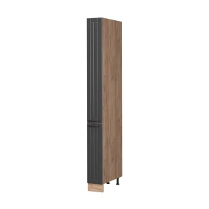 Apotekerskab Fame-Line Mørkegrå/Gylden eg 20 cm Vicco