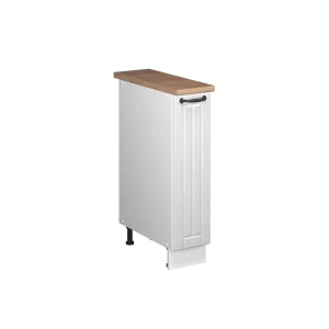 Meuble de cuisine Fame-Line Blanc campagne/Blanc 20cm, PT Chêne Vicco