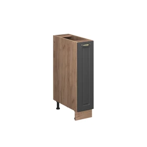Apotekerskab Fame-Line Anthrazit-Gold Landhaus/Gylden eg 20 cm uden bordplade Vicco