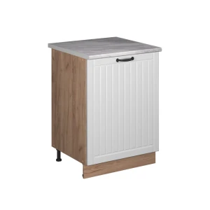 Szafka pod zlew Fame-Line Biały rustykalny/Dąb goldkraft 60 cm Vicco