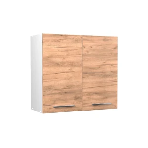 Hängeschrank Fame-Line Goldkraft Eiche/Weiß 80 cm Vicco