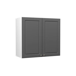 Hængeskab Fame-Line Anthrazit-Gold Landhaus/Hvid 80 cm Vicco