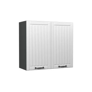 Hængeskab Fame-Line Hvid højglans/Antracit 80 cm Vicco