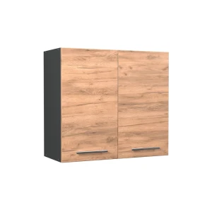 Wall cabinet Fame-Line Goldkraft oak/Anthracite 80 cm Vicco