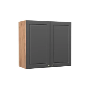 Hængeskab Fame-Line Anthrazit-Gold Landhaus/Gylden eg 80 cm Vicco