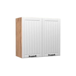 Hængeskab Fame-Line Hvid landhus/Gylden eg 80 cm Vicco