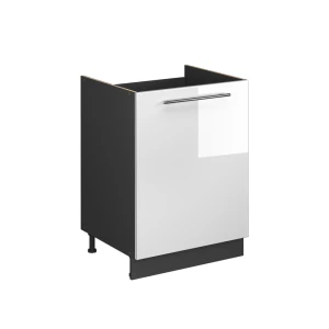 Vaskeskab Fame-Line Hvid højglans/Antracit 60 cm Vicco