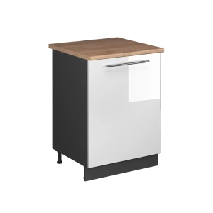 Vaskeskab Fame-Line Hvid højglans/Antracit 60 cm Vicco