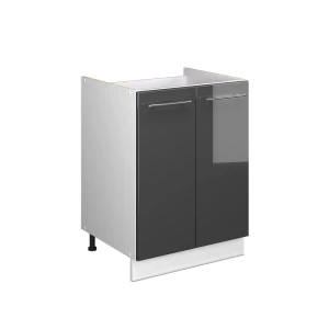 Vaskeskab Fame-Line Antracit højglans/Hvid 60 cm Vicco