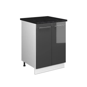 Vaskeskab Fame-Line Antracit højglans/Hvid 60 cm Vicco