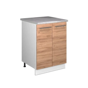 Spülenunterschrank Fame-Line Goldkraft Eiche/Weiß 60 cm Vicco
