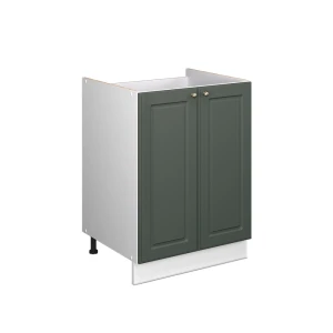 Spülenunterschrank Fame-Line Grün-Gold Landhaus/Weiß 60 cm Vicco