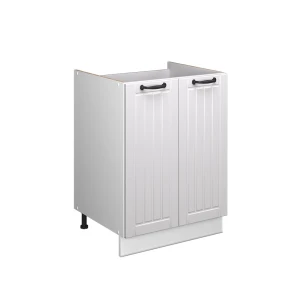 Wastafelkast Fame-Line Wit Landhuis/Wit 60 cm Vicco