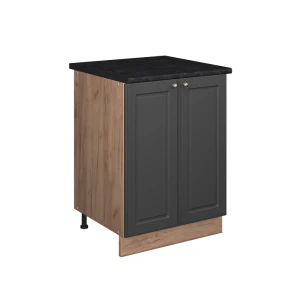Vaskeskab Fame-Line Anthrazit-Gold Landhaus/Gylden eg 60 cm Vicco