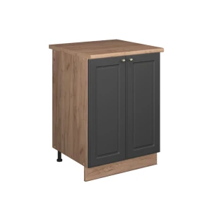 Vaskeskab Fame-Line Anthrazit-Gold Landhaus/Gylden eg 60 cm Vicco
