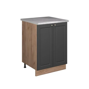 Vaskeskab Fame-Line Anthrazit-Gold Landhaus/Gylden eg 60 cm Vicco