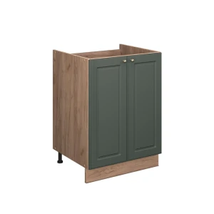 Mobile lavello cucina Fame-Line Verde-oro rustico/Rovere dorato 60 cm Vicco