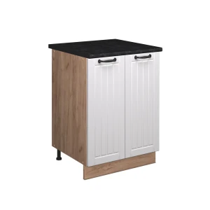 Vaskeskab Fame-Line Hvid landhus/Gylden eg 60 cm Vicco