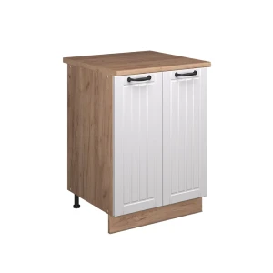 Vaskeskab Fame-Line Hvid landhus/Gylden eg 60 cm Vicco