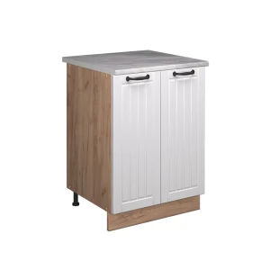 Vaskeskab Fame-Line Hvid landhus/Gylden eg 60 cm Vicco