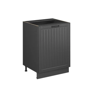 Køkkenskab Fame-Line Mørkegrå/Antracit 60 cm 1 låge uden bordplade Vicco