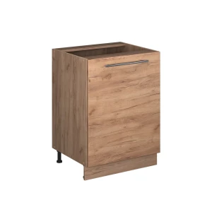 Küchenunterschrank Fame-Line Goldkraft Eiche/Goldkraft Eiche 60 cm 1 Tür ohne Arbeitsplatte Vicco
