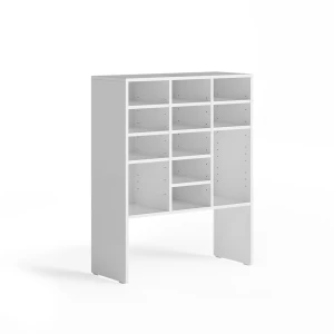 Szafka na buty Hermia Biały 78.6 x 99 cm z 12 otwartymi przedziałami Vicco