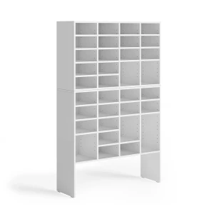 Schuhschrank-Set Lysander Weiß 104.2 x 65.5 cm 2 Teile Vicco