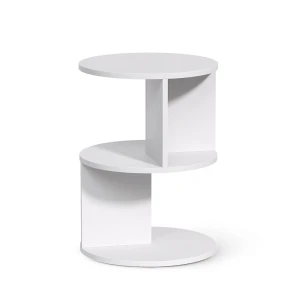 Beistelltisch Trino Weiß 40 x 40 cm Vicco