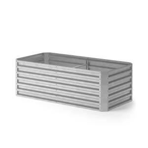 Komposter Garten Silber 180 x 90 cm Vicco