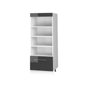 Køkkenreol Fame-Line Antracit højglans/Hvid 60 cm Vicco