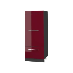 Kitchen pantry cabinet Fame-Line Bordeaux High Gloss/Anthracite 60 cm Vicco