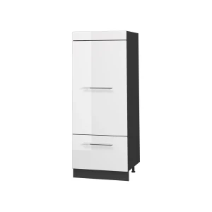 Opbergkast Fame-Line Biały wysoki połysk/Antracyt 60 cm Vicco
