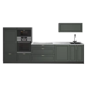 Zabudowa kuchenna Fame-Line Green Gold Country/Antracyt 340 cm, BP Marmur Vicco