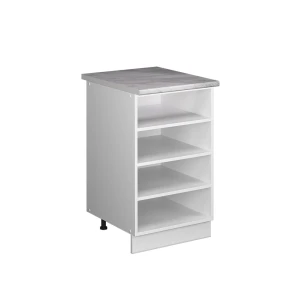 Køkkenreol Fame-Line Hvid 50 cm, BP Marmor Vicco