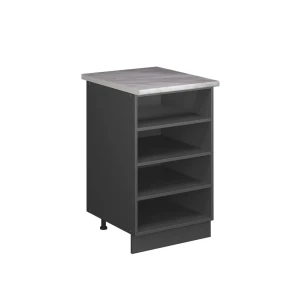 Køkkenreol Fame-Line Antracit 50 cm, BP Marmor Vicco
