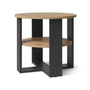 Stolik kawowy Romeo Antracyt/Dąb artisan 53 x 53 cm Vicco