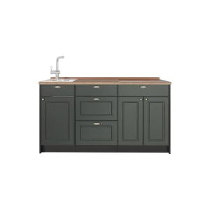 Køkkenenhed Fame-Line Grøn guld Country 150 cm, BP Eg Vicco
