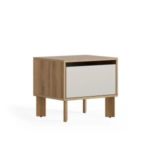 Nachtkastje Monti Eikenhout Evoke/Kasjmier 48.2 x 44 cm met lade Vicco
