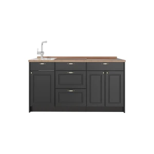 Keittiölohko Fame-Line Antrasiitti-kultainen maalaistalo 150 cm, AP Oak Vicco