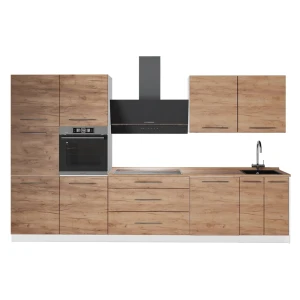 Cucina componibile Fame-Line Rovere dorato 340 cm, PL Rovere Vicco