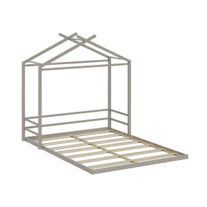 Vloerbed Roofy Grijs 140x200 Vitalispa