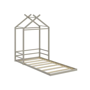 Floor bed Roofy Greige 90x200 Vitalispa