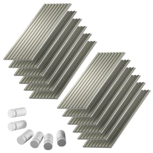 Acoustic panel Sonoa Sage green/White Set of 12 Vicco