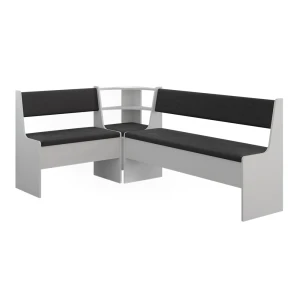 Grupo de bancos de canto Roman Branco 120.1 x 180.1 cm Vicco