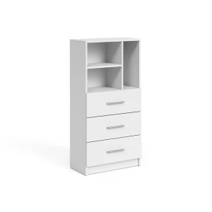 Szafka uniwersalna Tomy Biały 60 x 120 cm z 3 szufladami Vicco