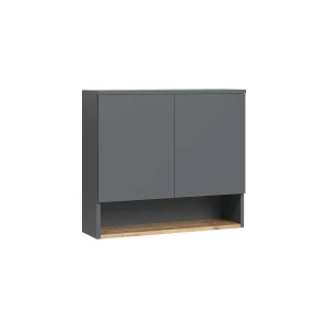 Kylpyhuoneen kaappi Viktor antrasiitti/Goldkraft tammi 68x60 cm 2-ovinen Vicco